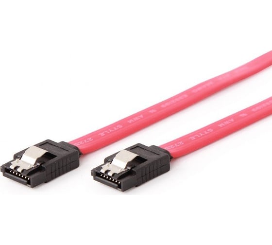 Интерфейсный кабель Cablexpert SATAIII, 100см, 7pin/7pin, защелка, пакет CC-SATAM-DATA-XL