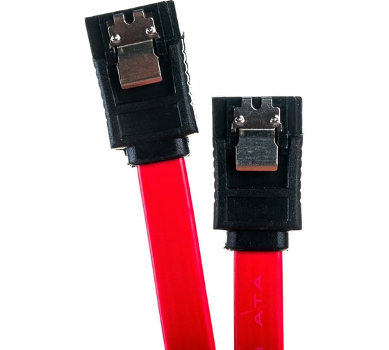 Интерфейсный кабель Cablexpert SATAIII, 100см, 7pin/7pin, защелка, пакет CC-SATAM-DATA-XL