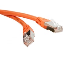 Патч-корд LANMASTER RJ45 - RJ45, 4 пары, FTP, категория 6, 15 м, оранжевый, LAN-PC45/S6-15-OR