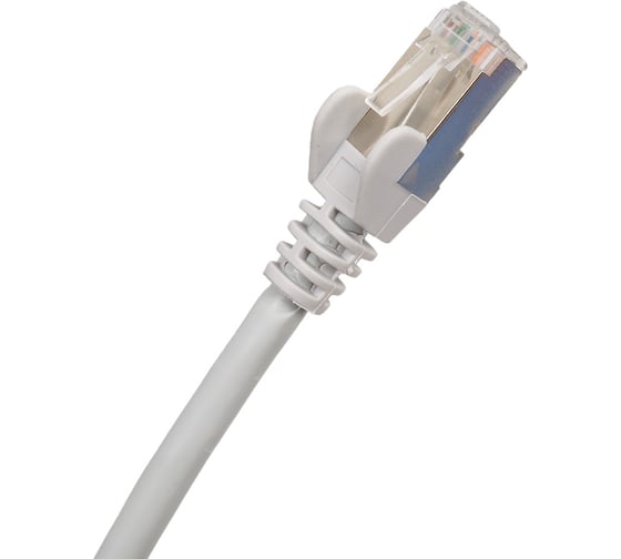 Патч-корд LANMASTER RJ45 - RJ45, 4 пары, FTP, категория 6, 7 м, серый, LSZH, LAN-PC45/S6-7.0-GY