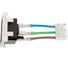 Розетка LANMASTER IEC 60320 C19, 16A, 250V, формата Mosaic, 45x45 мм LAN-SIP-23IEC-C19 3