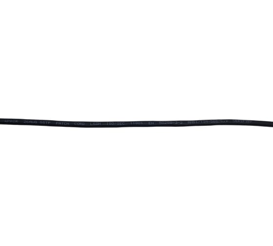 Патч-корд LANMASTER RJ45 - RJ45, 4 пары, S/FTP, категория 6A, 1.5 м, черный, LSZH, LAN-PC45/S6A-1.5-BK