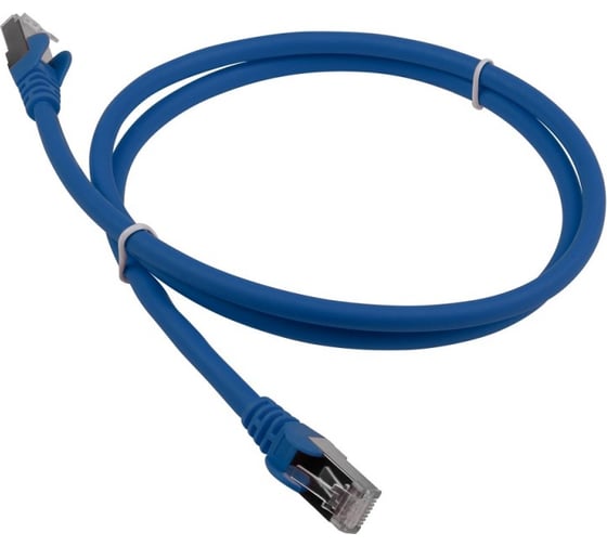Патч-корд LANMASTER RJ45 - RJ45, 4 пары, FTP, категория 5е, 15 м, синий, LSZH, LAN-PC45/S5E-15-BL