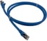 Патч-корд LANMASTER RJ45 - RJ45, 4 пары, S/FTP, категория 6A, 1 м, синий, LSZH, LAN-PC45/S6A-1.0-BL 1