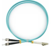 Оптический патч-корд TopLAN, дуплексный, LC/PC-ST/PC, MM 50/125, 2 м, DPC-TOP-OM3-LC/P-ST/P-2.0