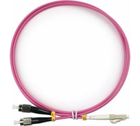 Оптический патч-корд TopLAN, дуплексный, OM4 MM 50/125, 1.0 м DPC-TOP-OM4-FC/P-LC/P-1.0