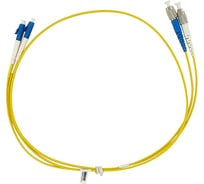 Оптический патч-корд TopLAN, дуплексный, FC/APC-LC/UPC, SM, 0.5 м LZSH DPC-TOP-652-FC/A-LC/U-0.5