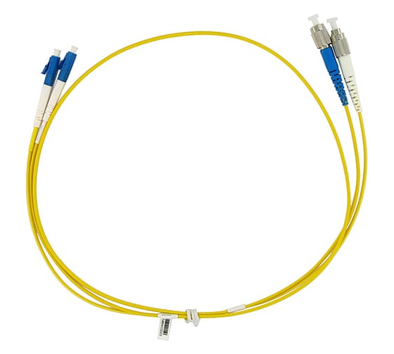 Оптический патч-корд TopLAN, дуплексный, FC/APC-LC/UPC, SM, 0.5 м LZSH DPC-TOP-652-FC/A-LC/U-0.5 1