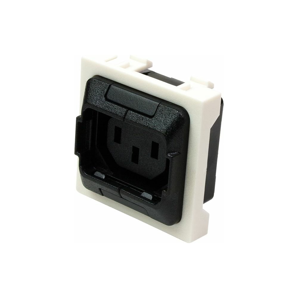 Розетка LANMASTER IEC 60320 C13 с блокировкой, 10A, 250V, формата ...
