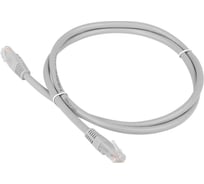 Патч-корд RJ45 - RJ45, 4 пары, UTP, категория 6, 10 м, серый, TWT-45-45-10/6-GY