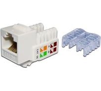 Вставка Keystone RJ-45, категория 5e, белая, TWT-OK45UTP-110WH