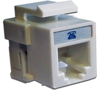 Вставка Keystone RJ-12, Cat.3, белая, TWT-OK12UTP/TEL-WH