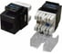 Модуль Keystone RJ45, кат.5e, UTP, 180 градусов, черный, TWT-OK45UTP180/5E-BK 1