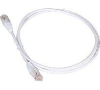Патч-корд RJ45 - RJ45, 4 пары, UTP, категория 5е, 15 м, белый, TWT-45-45-15-WH