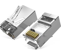 Коннектор VENTION RJ45 (8p8c), FTP, cat. 6A, под витую пару, экранированный (50шт.) IDFR0-50