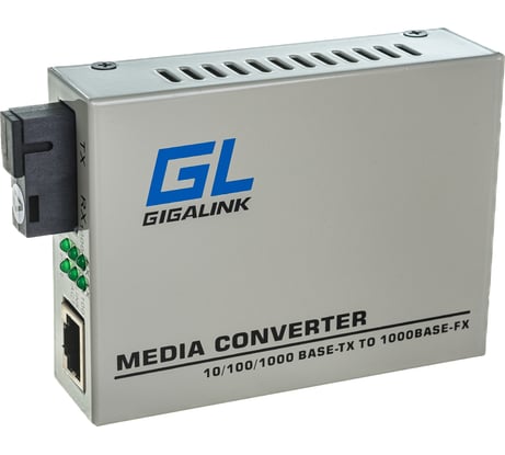 Конвертер Gigalink UTP, 100/1000Мбит/c GL-MC-UTPF-SC1G-18SM-1310-N