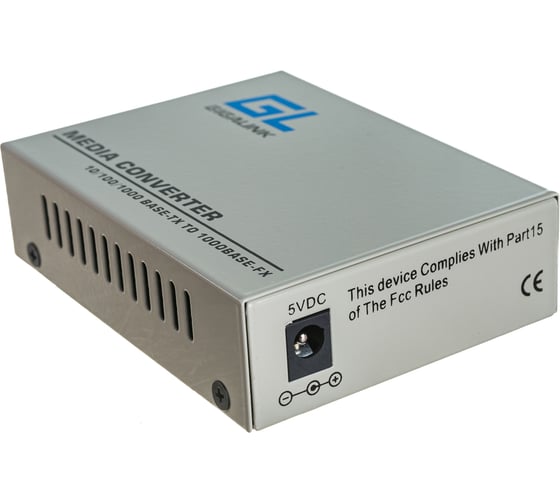 Конвертер Gigalink UTP, 100/1000Мбит/c GL-MC-UTPF-SC1G-18SM-1550-N