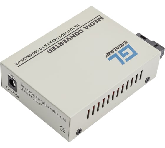 Конвертер Gigalink UTP, 100/1000Мбит/c GL-MC-UTPF-SC1G-18SM-1550