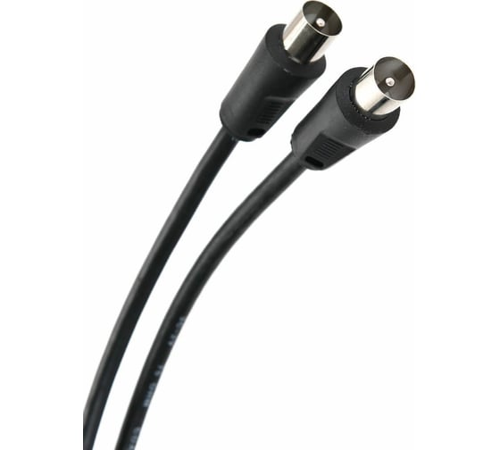 Антенный соединительный кабель Telecom, 9.5mm, 75Ом,ТВ-М--ТВ-M, 2m TTV9555-2M