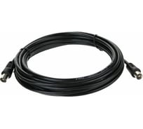 Соединительный антенный кабель Telecom, 9.5mm, 75Ом, ТВ-М--ТВ-M, 5m TTV9555-5M