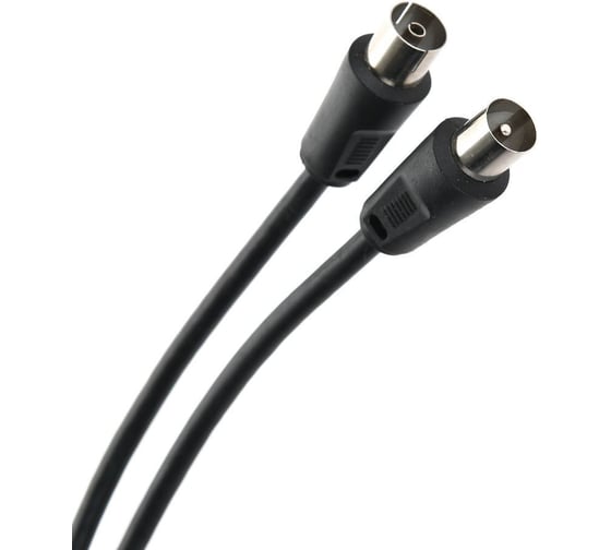 Удлинительный антенный кабель Telecom, 9.5mm, 75Ом, ТВ-М--ТВ-F, 1m TTV9501-1M