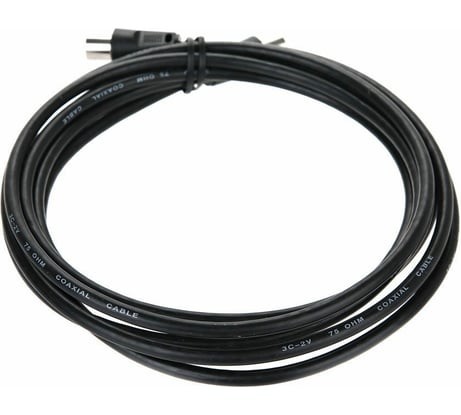 Удлинительный антенный кабель Telecom, 9.5mm, 75Ом, ТВ-М--ТВ-F, 3m TTV9501-3M