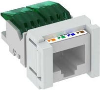 Разъем RJ45 OBO Bettermann категория 5e неэкранированный (UTP) Snap-In, тип C (для MP R2 2C, MPMT45 2C, MTM 2C, CP45) 6117347