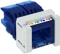 Разъем RJ45 OBO Bettermann категория 6 неэкранированный (UTP) Snap-In, тип C (для MP R2 2C, MPMT45 2C, MTM 2C, CP45) 6117349
