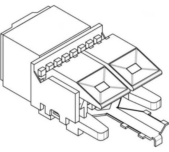 Разъем RJ45 OBO Bettermann категория 6 неэкранированный (UTP) (для корпусов DTG-2RM и DTS-2RM) 6117341
