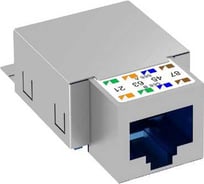 Разъем RJ45 OBO Bettermann категория 6 экранированный (FTP) (для корпусов DTG-2RM и DTS-2RM) 6117329