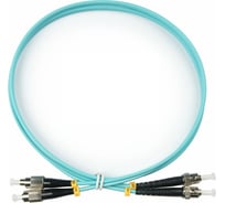 Оптический патч-корд TopLAN дуплексный, FC/PC-ST/PC, MM 50/125, 0,5 м, DPC-TOP-OM3-FC/P-ST/P-0.5