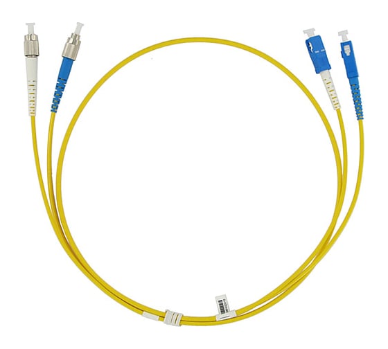 Оптический патч-корд TopLAN дуплексный, FC/UPC-ST/UPC, SM 9/125, 50 м, DPC-TOP-652-FC/U-ST/U-50