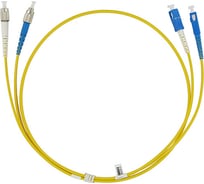 Оптический патч-корд TopLAN дуплексный, FC/UPC-ST/UPC, SM, 10 м DPC-TOP-657A1-FC/U-ST/U-10