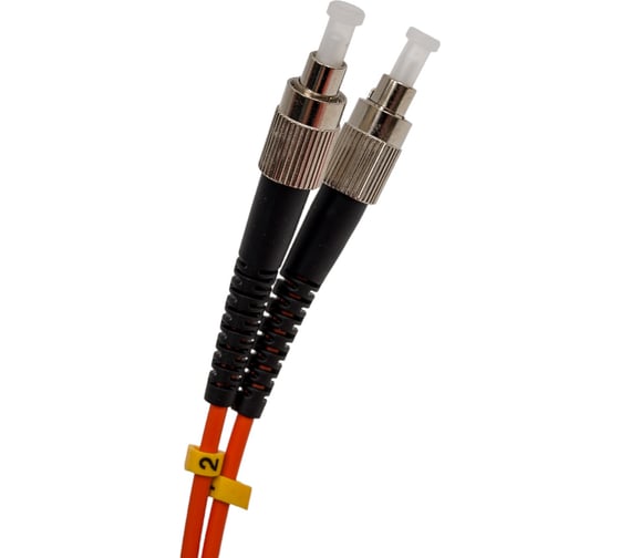 Оптический патч-корд TopLAN дуплексный, FC/PC-ST/PC, MM 50/125, 1,5 м, DPC-TOP-OM2-FC/P-ST/P-1.5