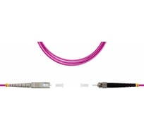 Оптический патч-корд TopLAN симплексный, MM 50/125, 50 м, PC-TOP-OM4-SC/P-ST/P-50