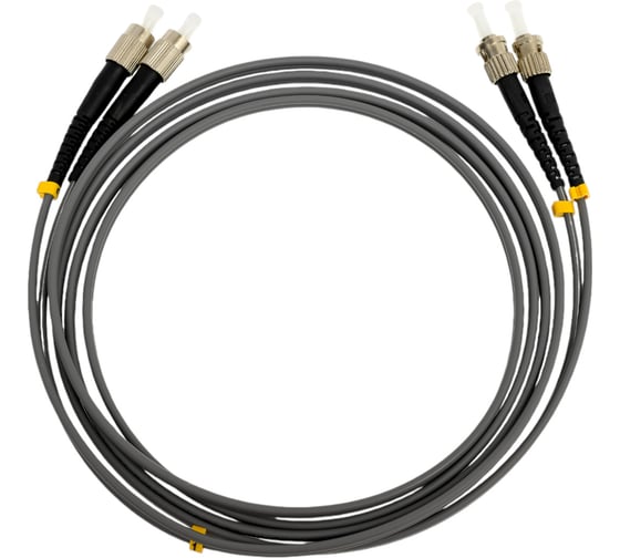 Оптический патч-корд TopLAN дуплексный, FC/PC-ST/PC, MM 62,5/125, 2 м, DPC-TOP-OM1-FC/P-ST/P-2.0