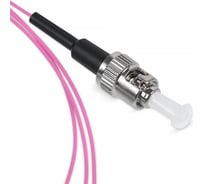 Оптический патч-корд TopLAN симплексный, MM 50/125, 1,5 м, PC-TOP-OM4-ST/P-ST/P-1.5