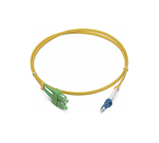 Оптический патч-корд TopLAN дуплексный, LC/UPC-SC/APC, SM 9/125, 120 м, DPC-TOP-652-LC/U-SC/A-120