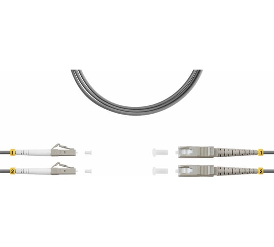 Оптический патч-корд TopLAN дуплексный, LC/PC-SC/PC, DPC-TOP-OM1-LC/P-SC/P-150 1