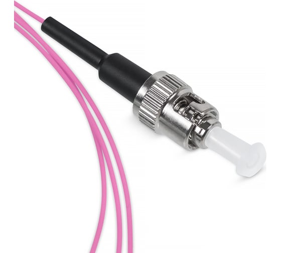 Оптический патч-корд TopLAN симплексный, MM 50/125 , 20 м, PC-TOP-OM4-ST/P-ST/P-20