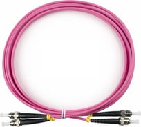 Оптический патч-корд TopLAN дуплексный, ST/PC-ST/PC, DPC-TOP-OM4-ST/P-ST/P-120