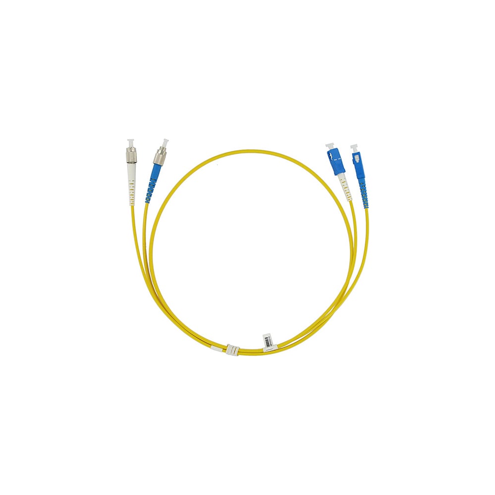 Оптический патч-корд TopLAN дуплексный, FC/APC-ST/UPC, SM, 1.5 м DPC ...