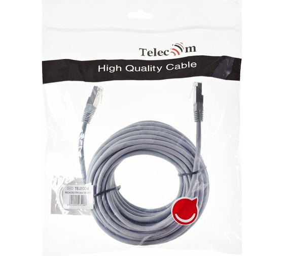Литой патч-корд Telecom, FTP кат.5e 10m NA102-FTP-C5E-10M