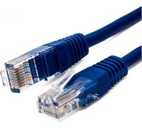 Кабель Filum патч-корд U/UTP 5e кат. 1м FL-U5-C-1M-BL 26AWG(7x0.16 мм), чистая медь, PVC, синий/10 10 шт FL-U5-C-1M-BL/10