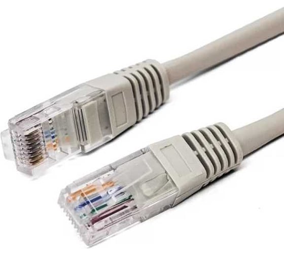 Комплект Filum Кабель патч-корд U/UTP 5e кат. 3м FL-U5-C-3M 26AWG(7x0.16 мм), чистая медь, PVC, серый/10 10 шт FL-U5-C-3M/10 1
