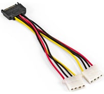 Кабель питания ExeGate SATA EX-CC-SATAM2MF 15pin M/2xMolex F 294795