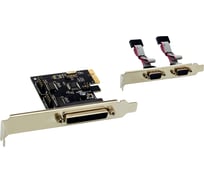 Контроллер ExeGate EXE-303 PCI-E x1 v1.1, 2 COM port + 1 LPT, WinChipHead Chipset WCH382L 281226