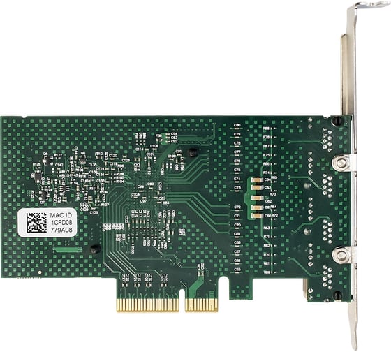 Сетевой адаптер ExeGate EXE-BCM5719 PCI-E x4 v2.0, порты 4xRJ45, 10/100/1000Mbps, Gigabit Chipset Broadcom BCM5719 293453