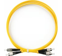 Оптический патч-корд TopLAN, дуплексный, FC/UPC-FC/UPC, SM 9/125, 100 м, DPC-TOP-652-FC/U-FC/U-100