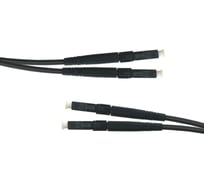 Оптический патч-корд TopLAN, дуплексный, LC/PC-LC/PC, черный DPC-TOP-OM3-LC/P-LC/P-1.5 BK